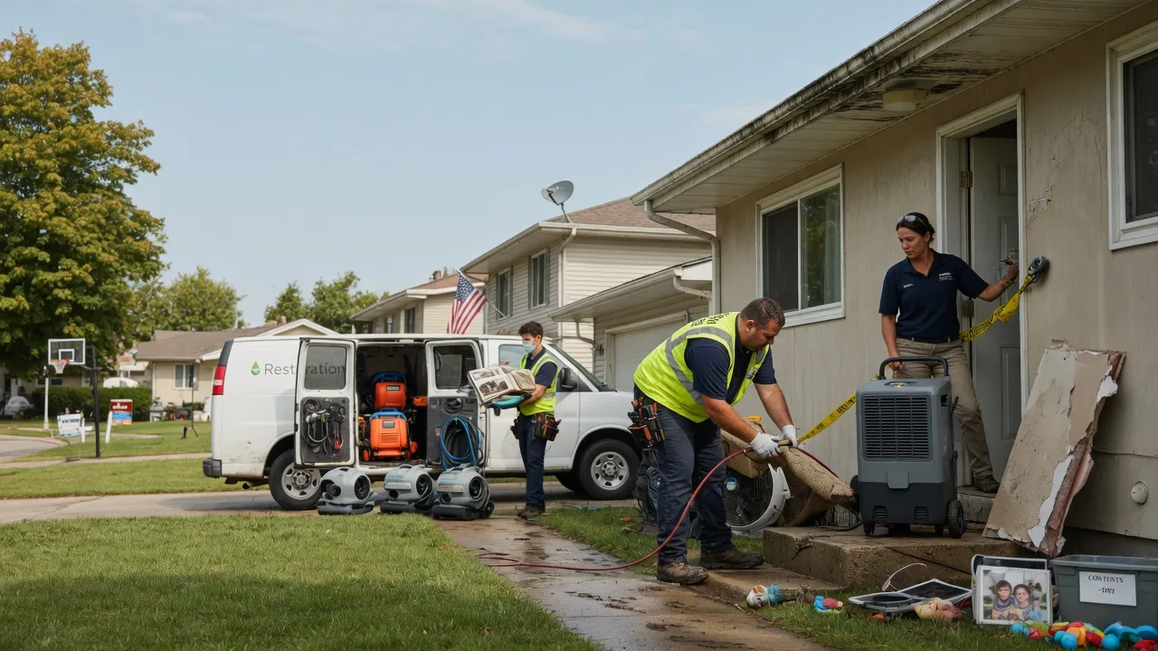 Water Damage Restoration in Everetts, NC near me